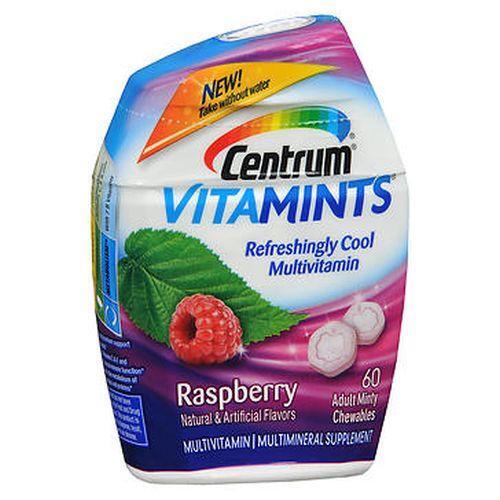 Centrum VitaMints Multivitamin, Refreshingly Cool, Adult Minty Chewables, Raspberry