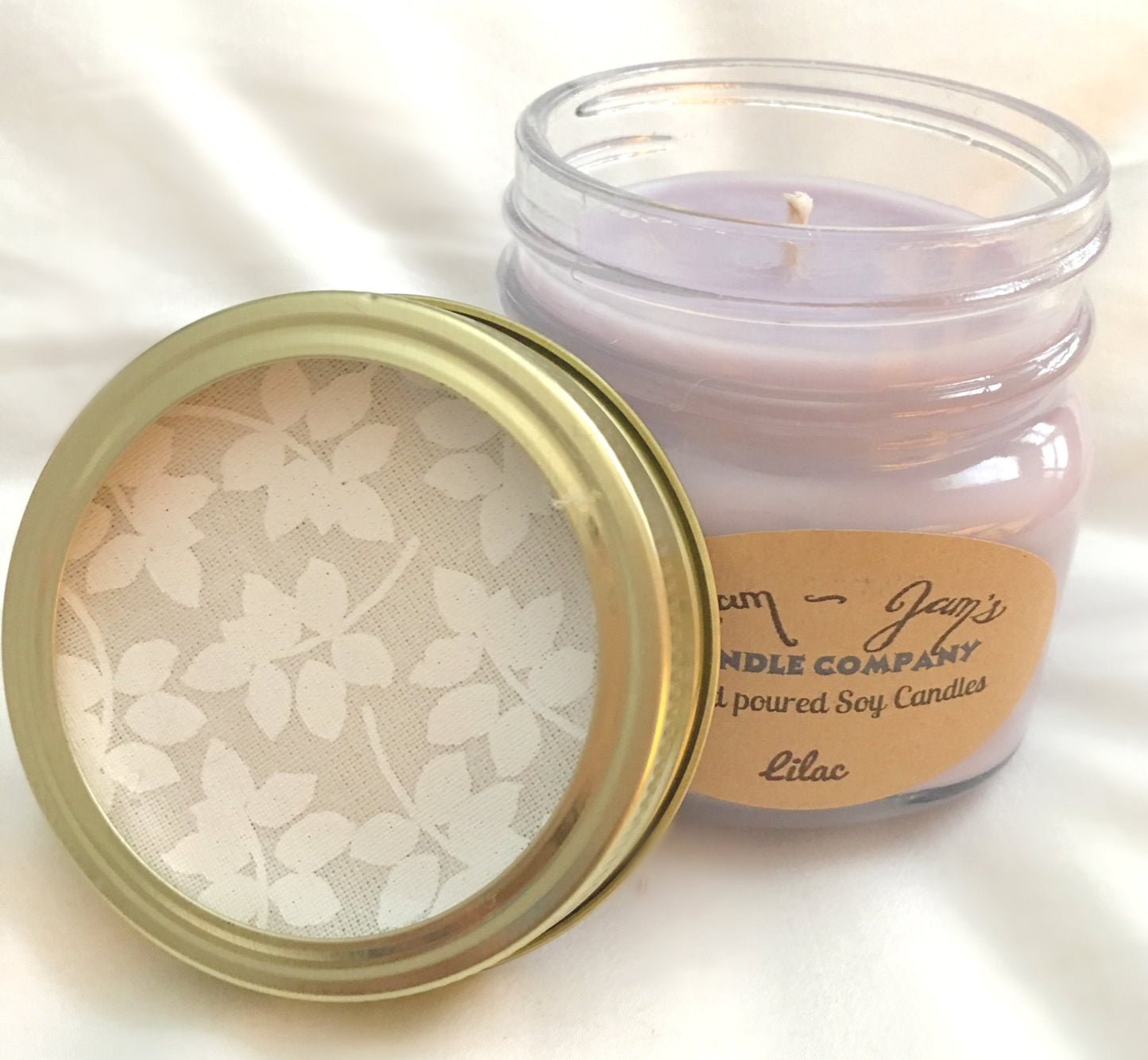 Lilac Soy Candle – Soft & Floral Scent | Mam Jam’s