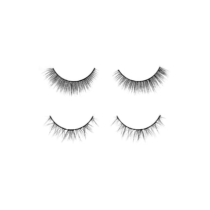 False Eyelashes with Adhesive