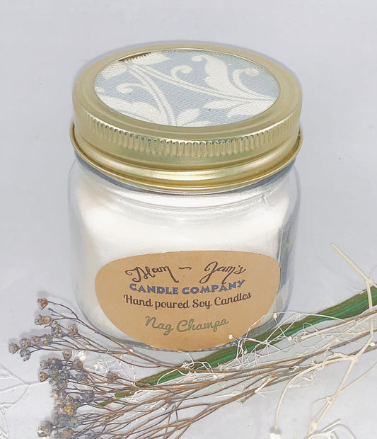 Nag Champs Soy Candle – Fresh & Invigorating Scent | Mam Jam’s