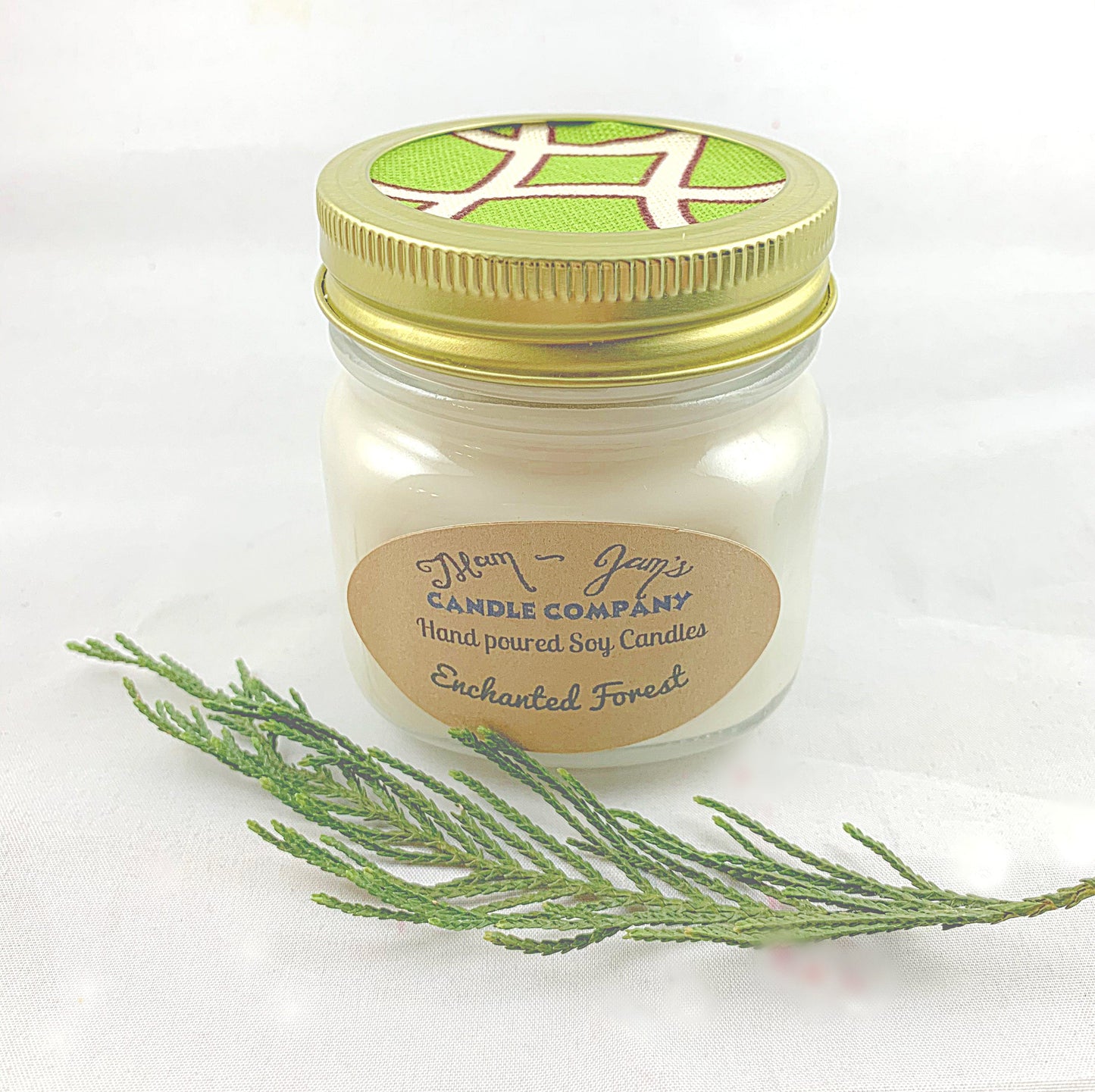 Enchanted Forest Soy Candle – Earthy & Mystical Scent | Mam Jam’s