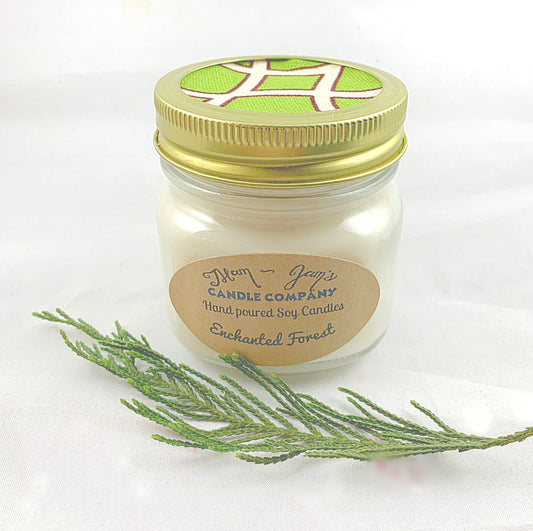 Enchanted Forest Soy Candle – Earthy & Mystical Scent | Mam Jam’s