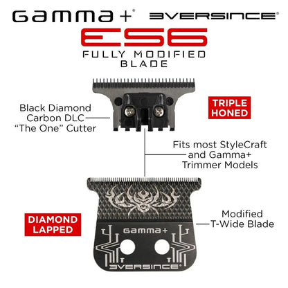 3Versince ES6 Trimmer Blade Set – DLC Wide Blade with “The One” Cutter