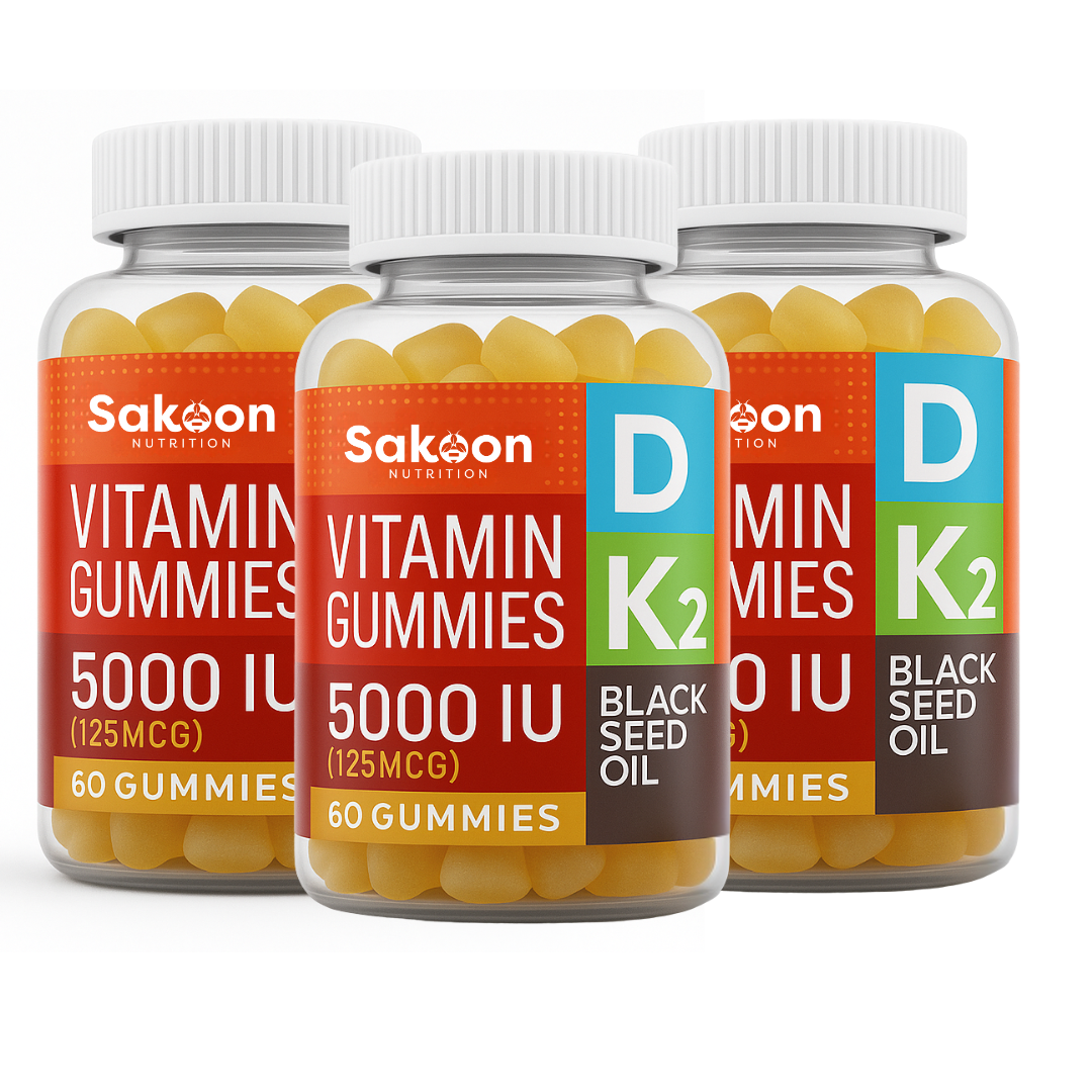 5000 IU Vitamin D3 With Vitamin K2 & Black Seed Oil