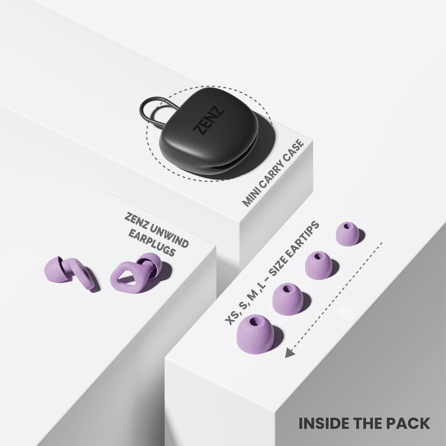 ZENZ - Unwind Earplugs - Nebula Purple