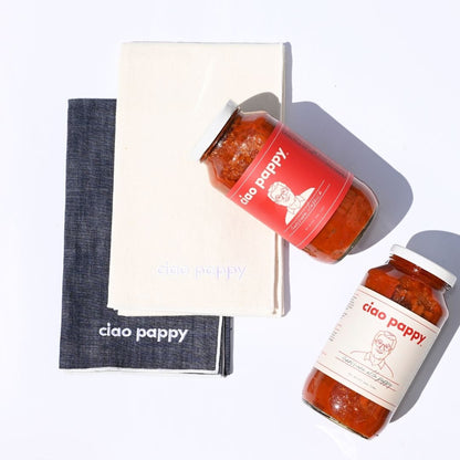 Ciao Pappy x Atelier Saucier Tea Towel Set