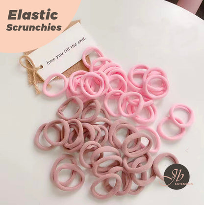 JBextension High Stretch Elastic Hair Tie Casual Simple Plain Hair Accessories For Women, Simple Minimalist Ponytail Holder 10 PCS
