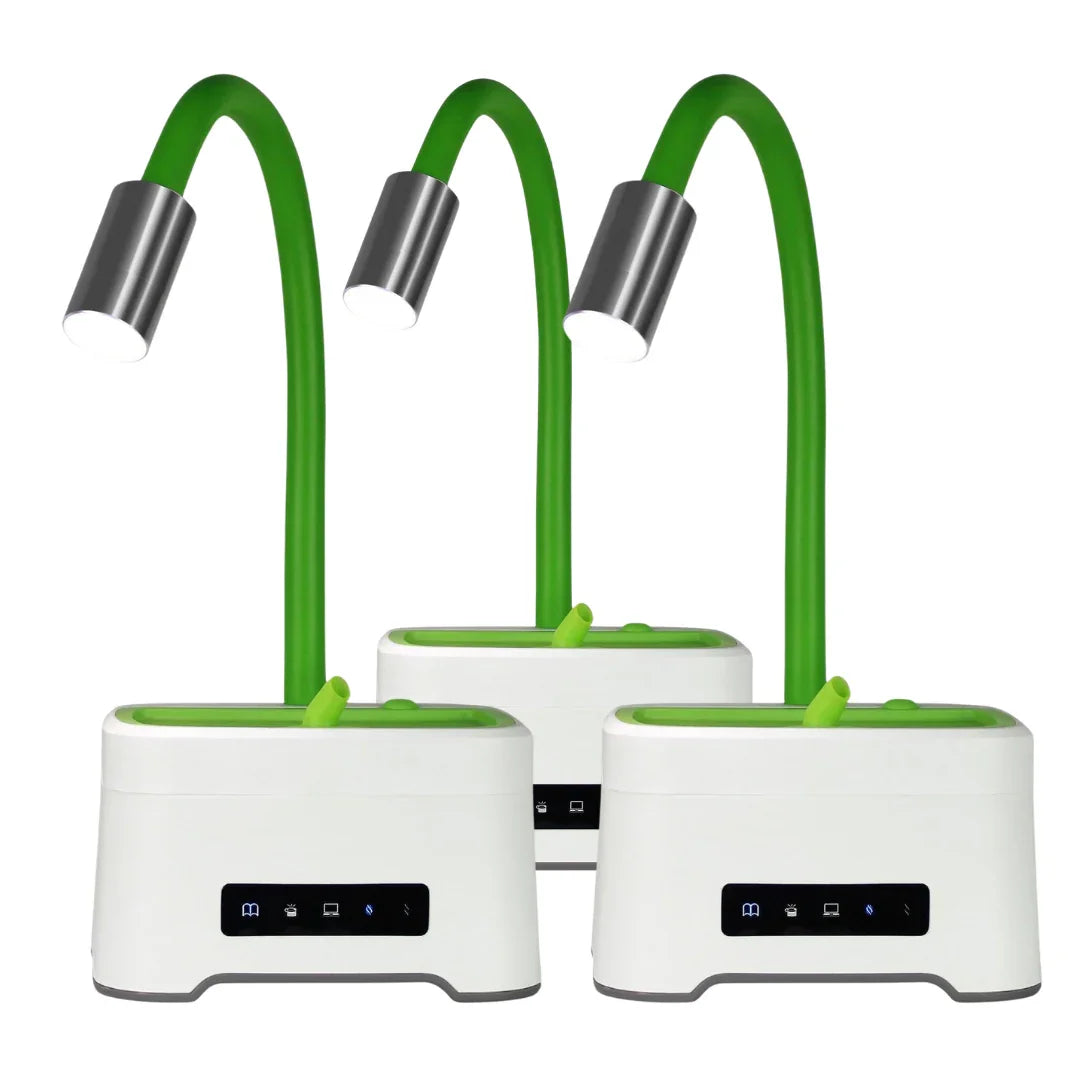 ZAQ Lumin 3pc Aromatherapy Diffuser Set | Ultrasonic Mist, LED Lamp & Humidifier