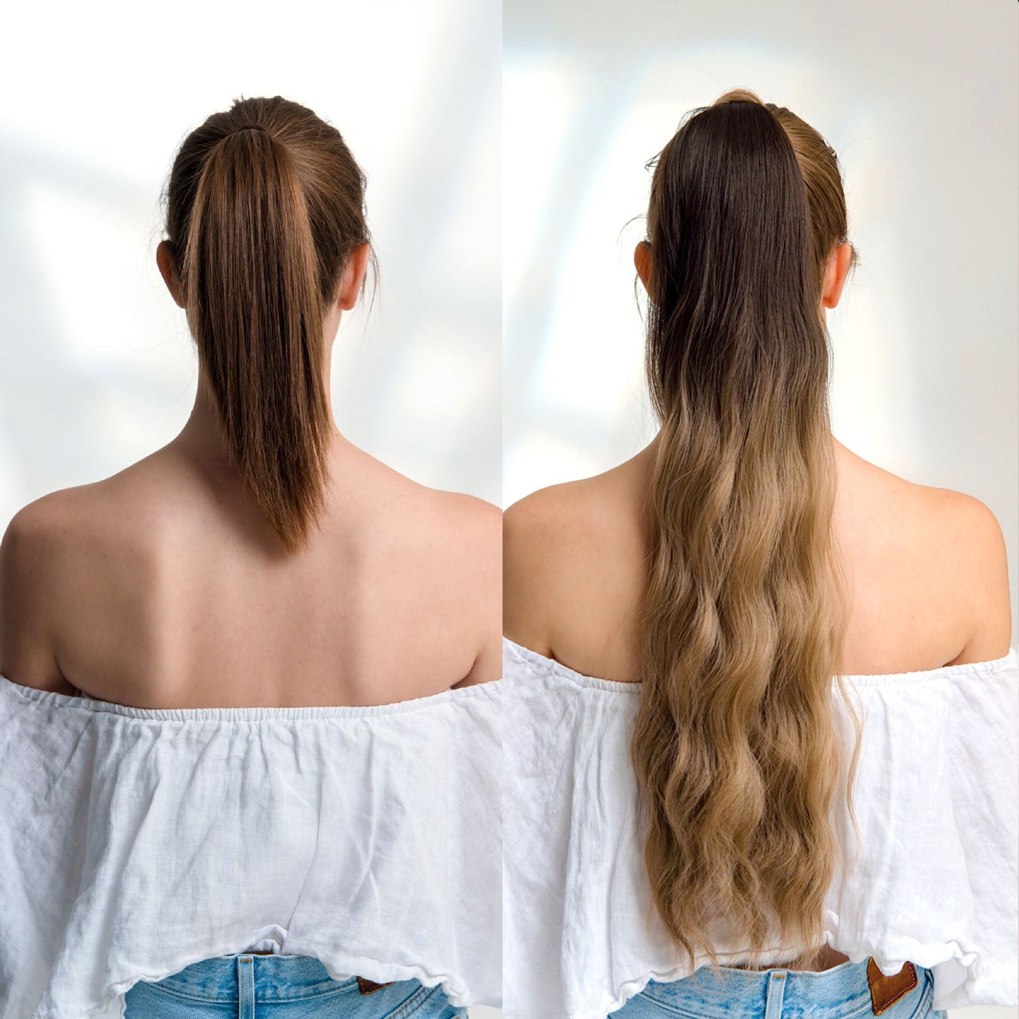 27" Body Wave Ponytail Clip-in SHATUSH OMBRE'