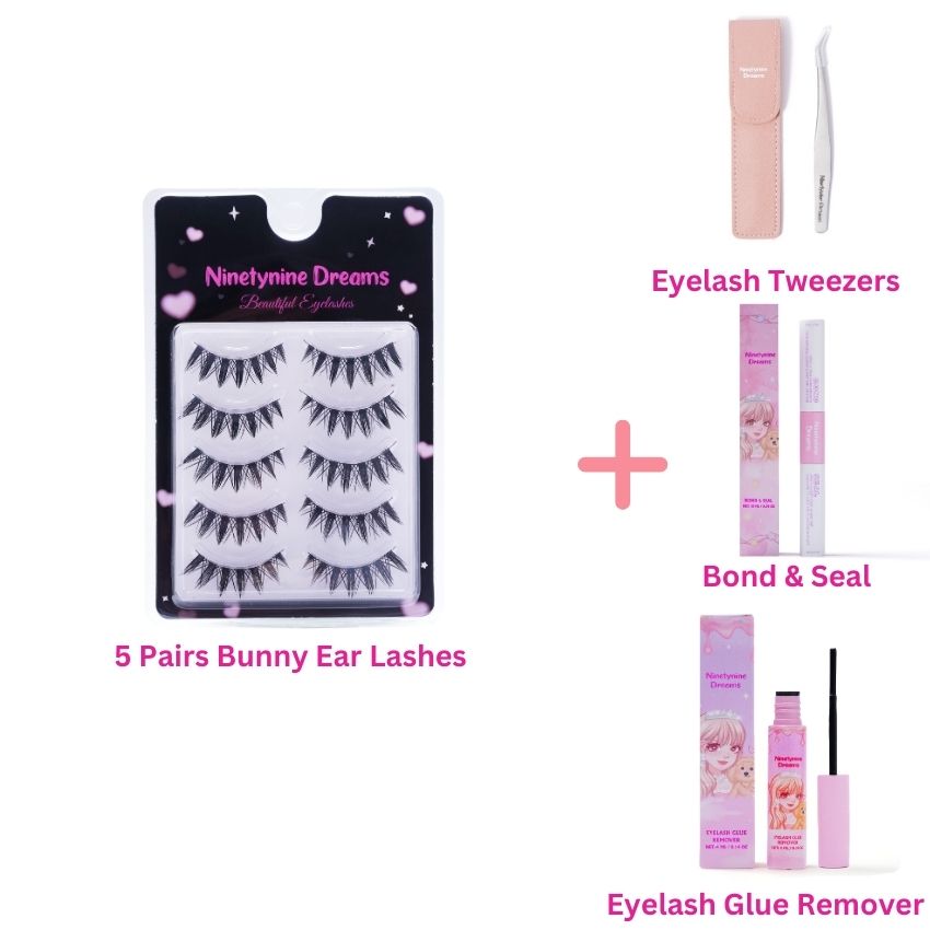 5 Pairs Bunny Ear Lashes