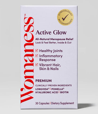 Womaness - Active Glow - Beauty & Joint Support Supplement: 30 capsules