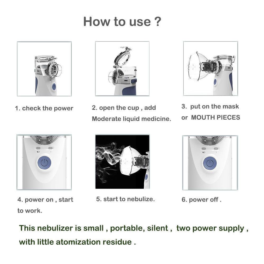 Portable Handheld Nebulizer Mist Inhaler
