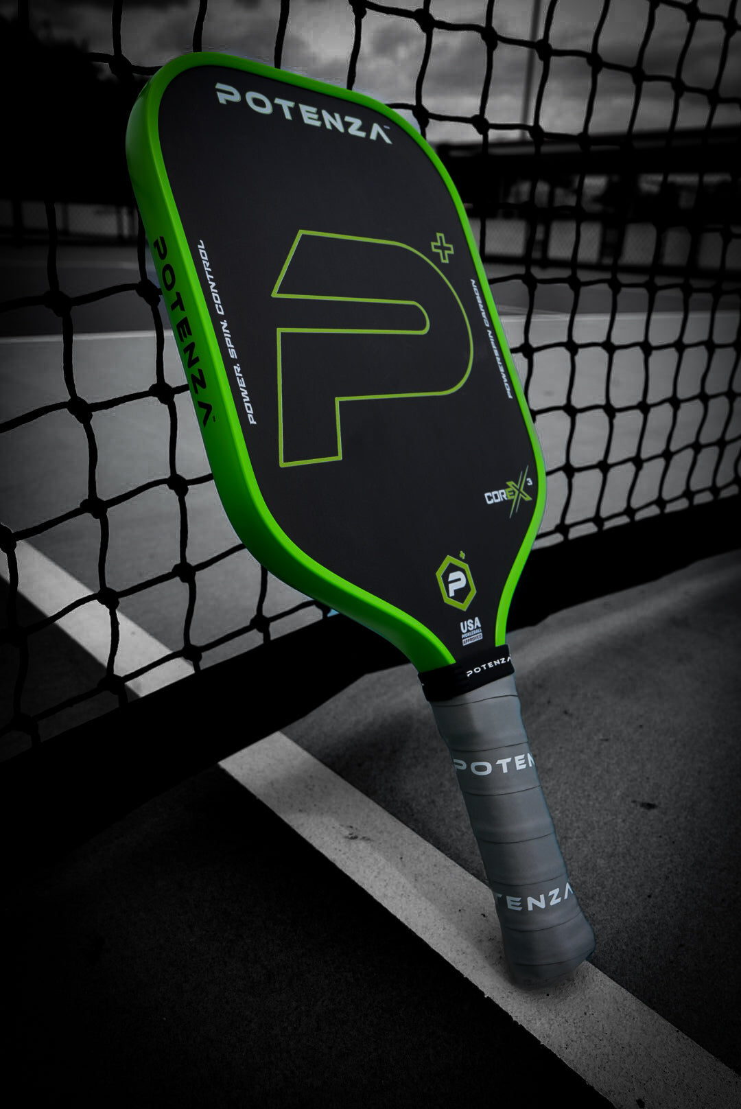 P+ PowerSpin Carbon COREx3 (Verde neón)