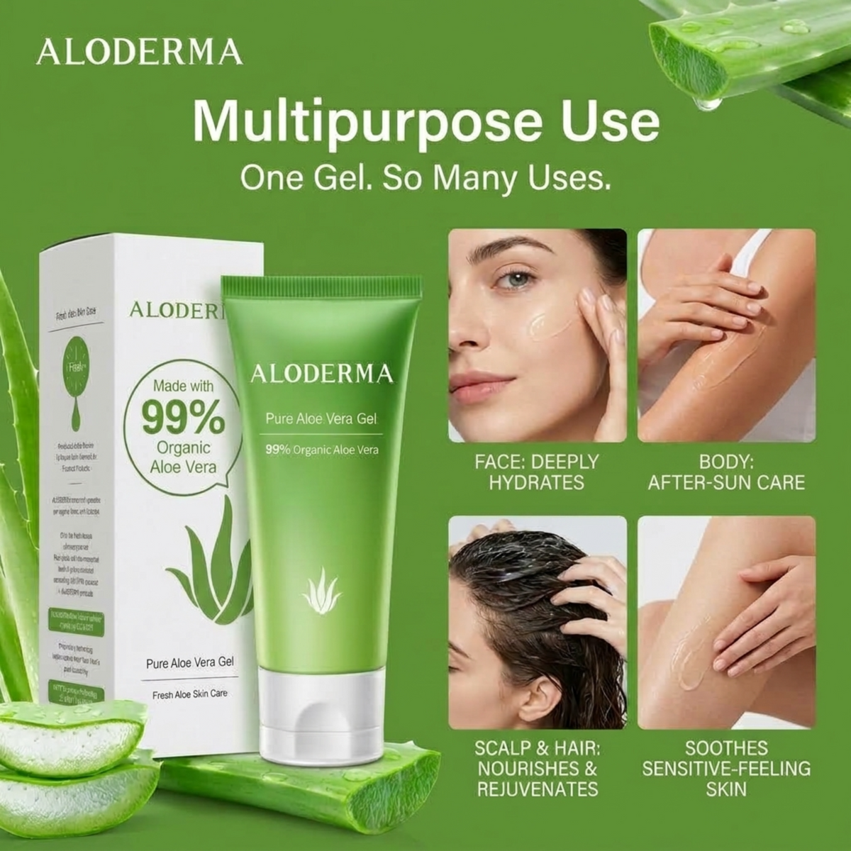 Pure Aloe Vera Gel 45G