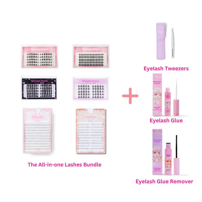 The ALL-IN-ONE Eyelashes Bundle (510PCs)