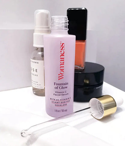 Womaness - Fountain of Glow - Vitamin C and Antioxidant Face Serum: 1 fl oz
