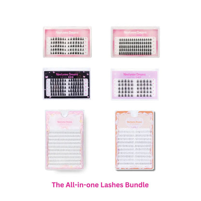 The ALL-IN-ONE Eyelashes Bundle (510PCs)