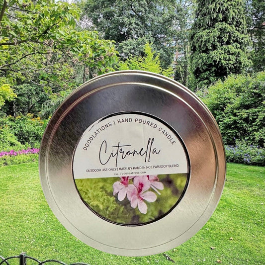 Doodlations Boutique Candle | Citronella