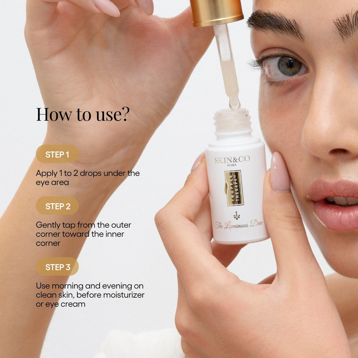 Le sérum contour des yeux