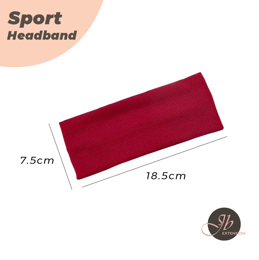 JBextension Women's Simple Plain Soft Comfortable Breathable Hair Band, Fashion Versatile Sporty Elastic Hair Band for Gym Workout Running