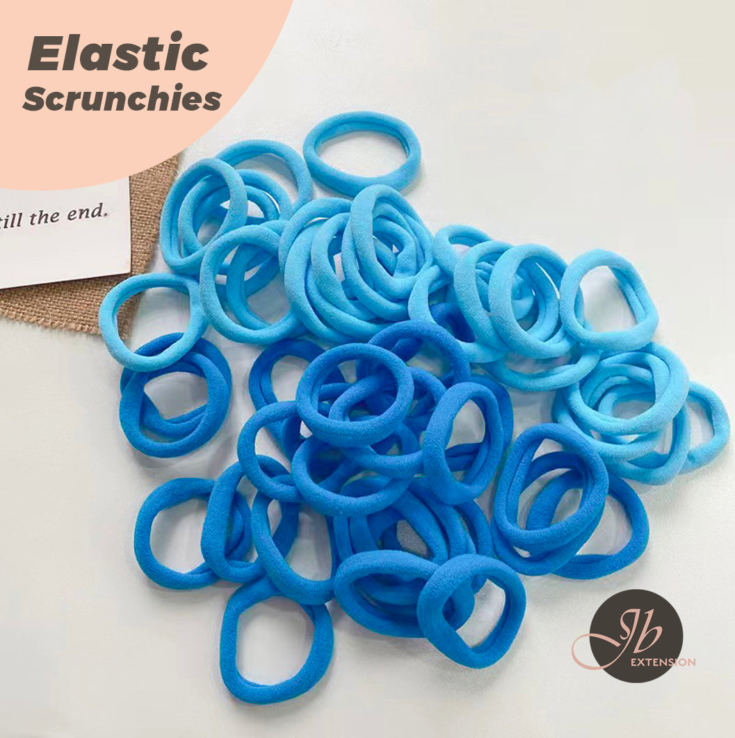JBextension High Stretch Elastic Hair Tie Casual Simple Plain Hair Accessories For Women, Simple Minimalist Ponytail Holder 10 PCS
