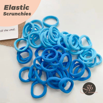 JBextension High Stretch Elastic Hair Tie Casual Simple Plain Hair Accessories For Women, Simple Minimalist Ponytail Holder 10 PCS