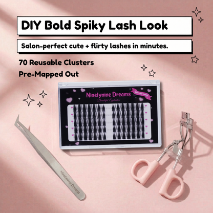 70PCs Bunny Ear Lashes