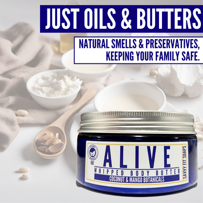 (3-Pack) ALIVE Whipped Body Butter - Mango & Coconut Bliss