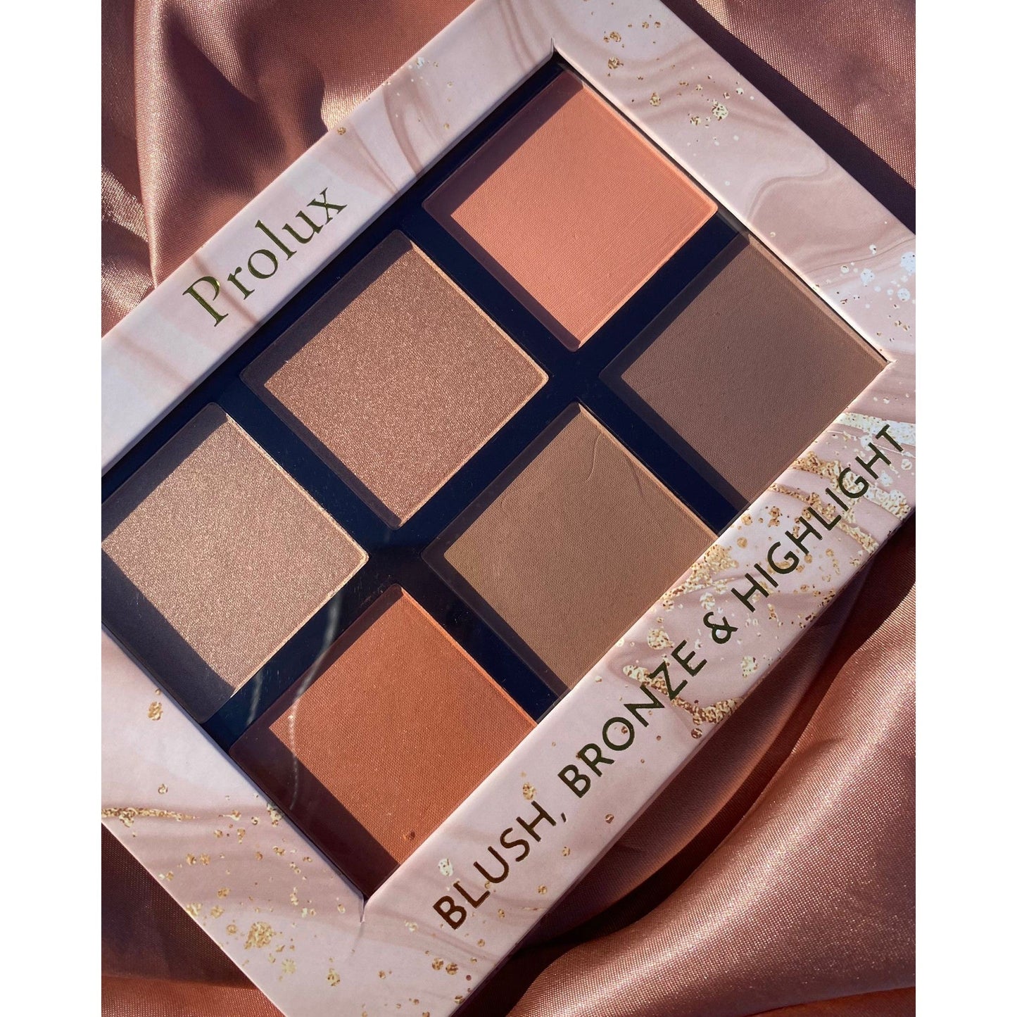 Prolux Blush Bronze Highlight Palette