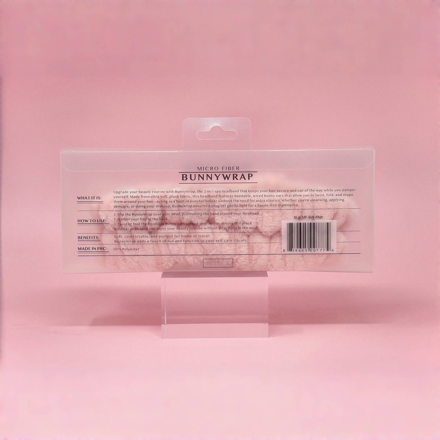 Double the Fluff Microfiber Bunnywrap Headband Duo