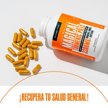 Pilules magiques de curcuma + magnésium gratuit