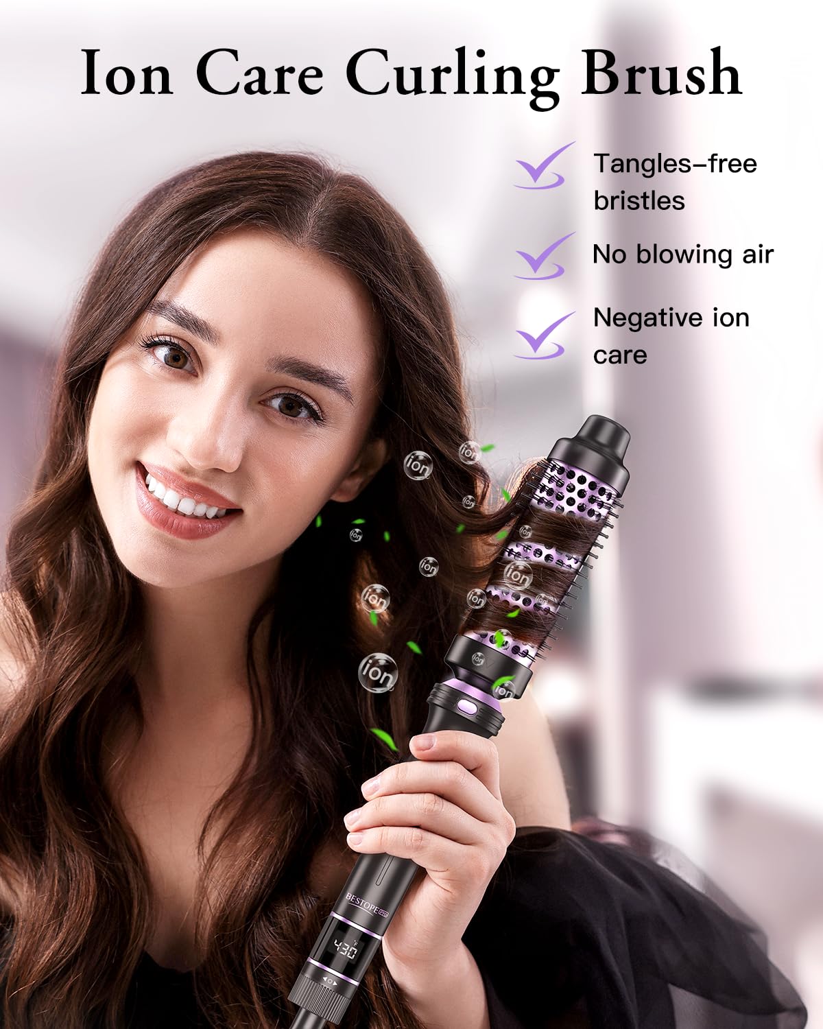 5 in 1 Curling Iron, Curling Wand Set with Thermal Brush, Flat Iron Hair Straightener, 3 Ceramic Irons (0.35" - 1"), 13 Adjustable Temps, Hair Curler Waver with Heat Resistant Mat, Glove, Clip | Daily Health & Beauty