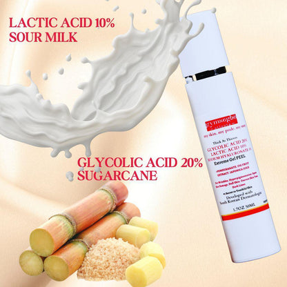 Thick As Thieves Pure Glycolic Acid Lactic Acid Extreme Gel Peel - 50ml