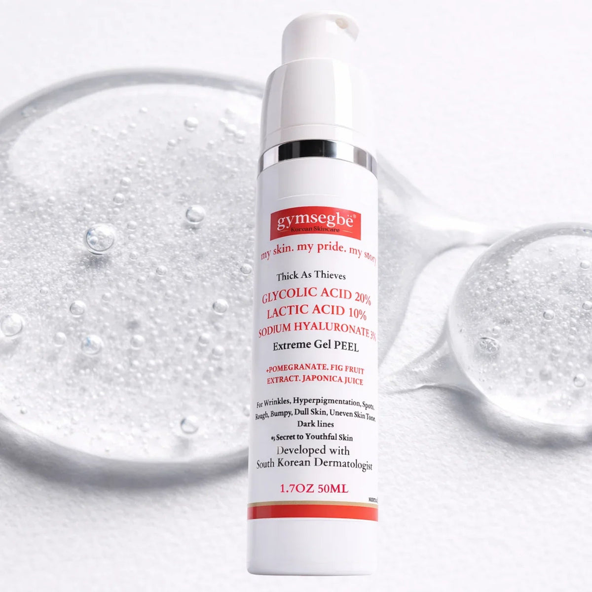 Thick As Thieves Pure Glycolic Acid Lactic Acid Extreme Gel Peel - 50ml