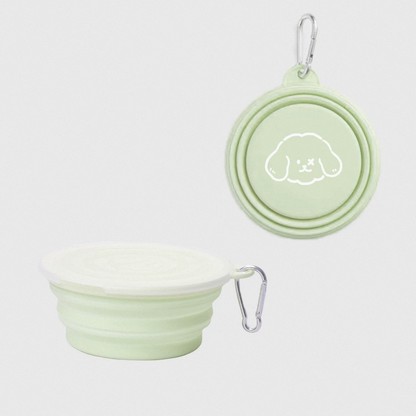 Single Foldable Pet Travel Bowl by Milou & Lumi