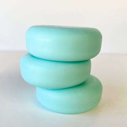 Après-shampoing solide givré à la menthe