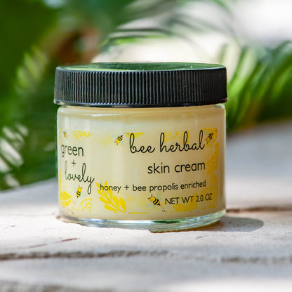 Bee Herbal Skin Cream - Intense Skin Moisturizer with Bee Propolis, Royal Jelly