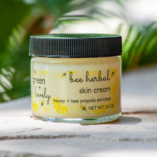 Bee Herbal Skin Cream - Intense Skin Moisturizer with Bee Propolis, Royal Jelly