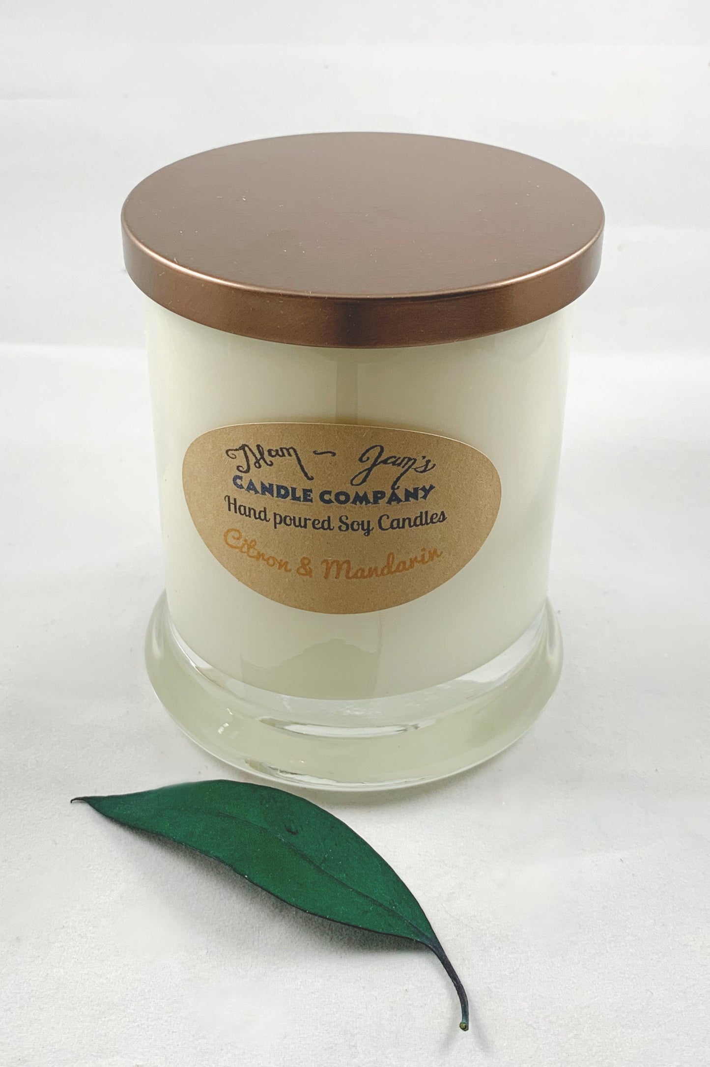 Citron and Mandarin Soy Candle – Bright & Citrus Scent | Mam Jam’s