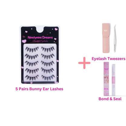 5 Pairs Bunny Ear Lashes