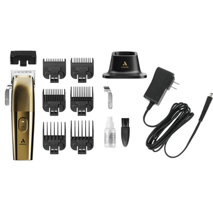 Andis Envy II Premier Clipper - Gold | Charging Stand | Phaze Blade- Lowest Price in Cart