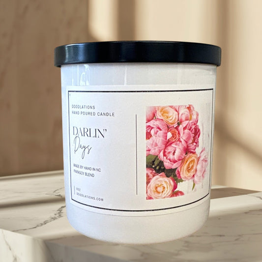 Doodlations Boutique Candle | Darlin' Days