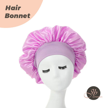 JBextension Silk Bonnet for Sleeping, Satin Hair Bonnets, Soft Elastic Band Silk Sleep Cap, Silk Hair Wrap for Curly Hair