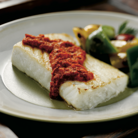 Pavés de flétan sauvage d'Alaska