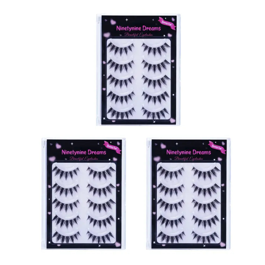 5 Pairs Bunny Ear Lashes