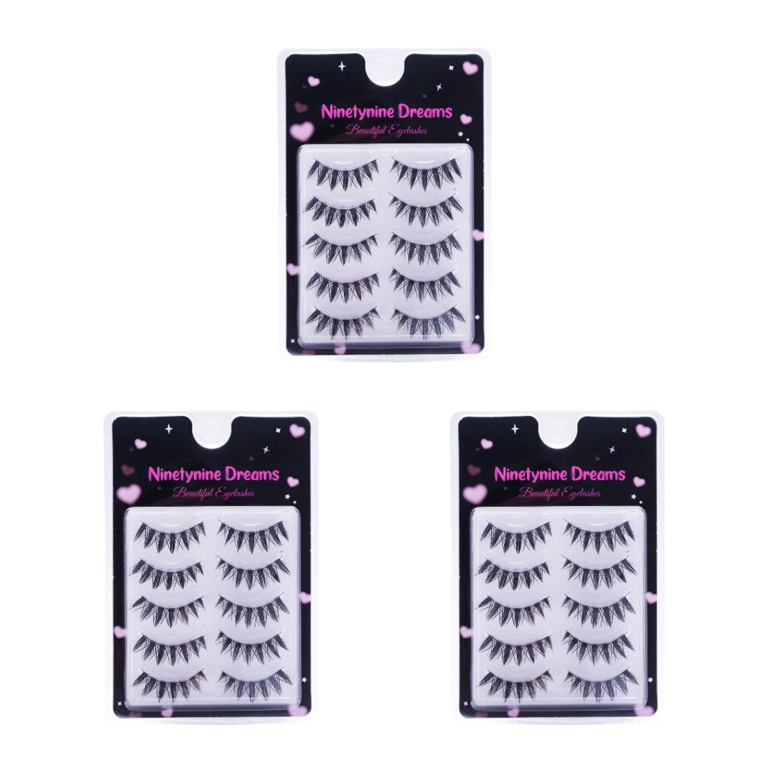 5 Pairs Bunny Ear Lashes
