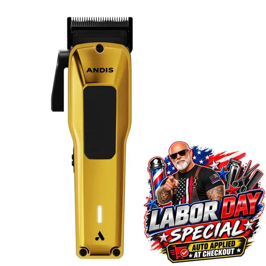 Andis 562060 Phenom Professional Cord/Cordless Hair Clipper, Gold
