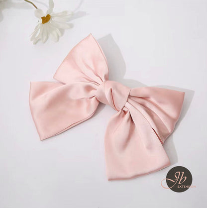 JBextension Silky Satin Hair Bow Clips Big Bowknot Claw Hair Clip French Barrettes Accessories for Women Girls