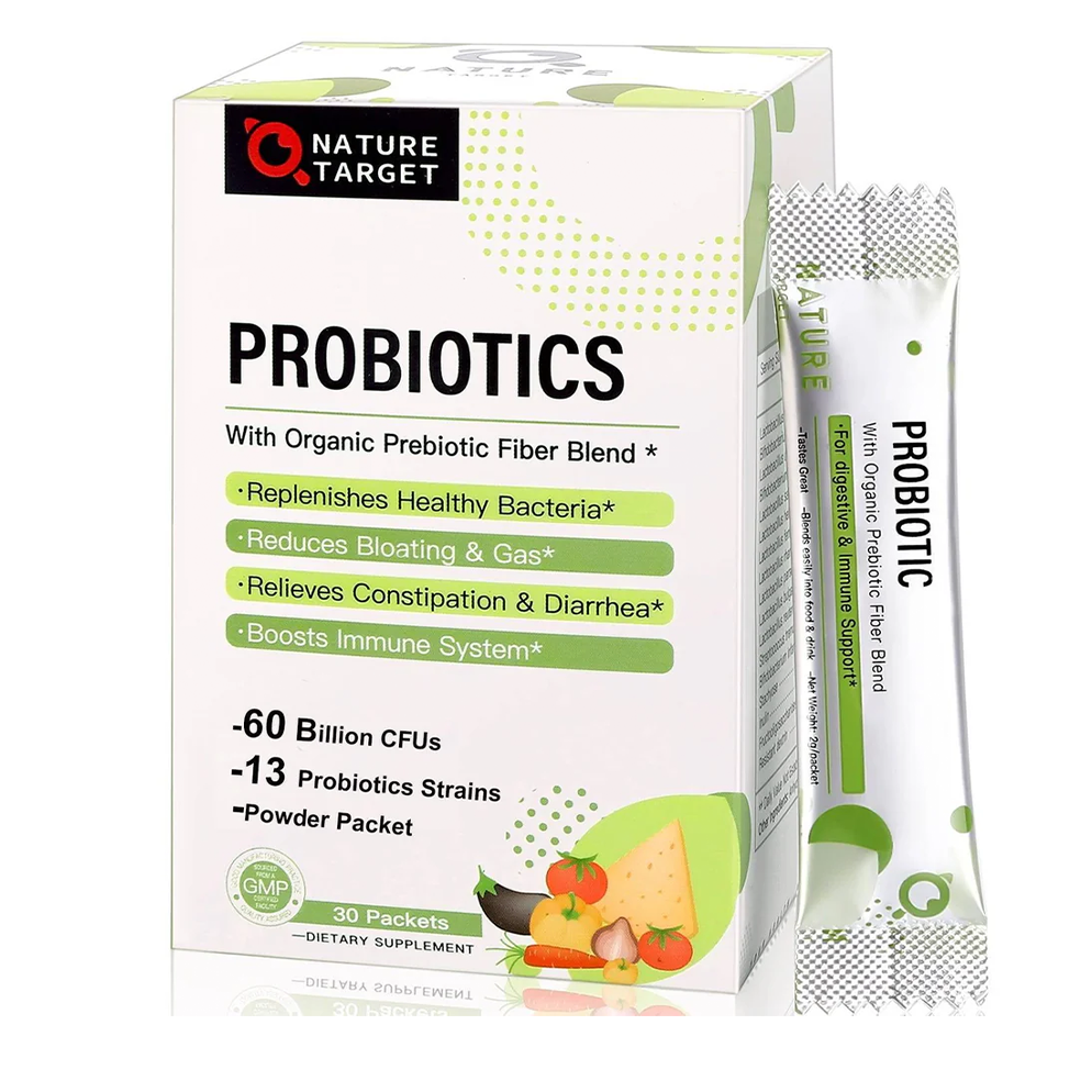 Probiotics Powder for All Ages, 60 Billion CFUs, 30 Packets