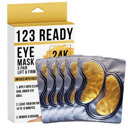123 Ready 24K GOLD LIFT & FIRM GEL EYE PATCHES